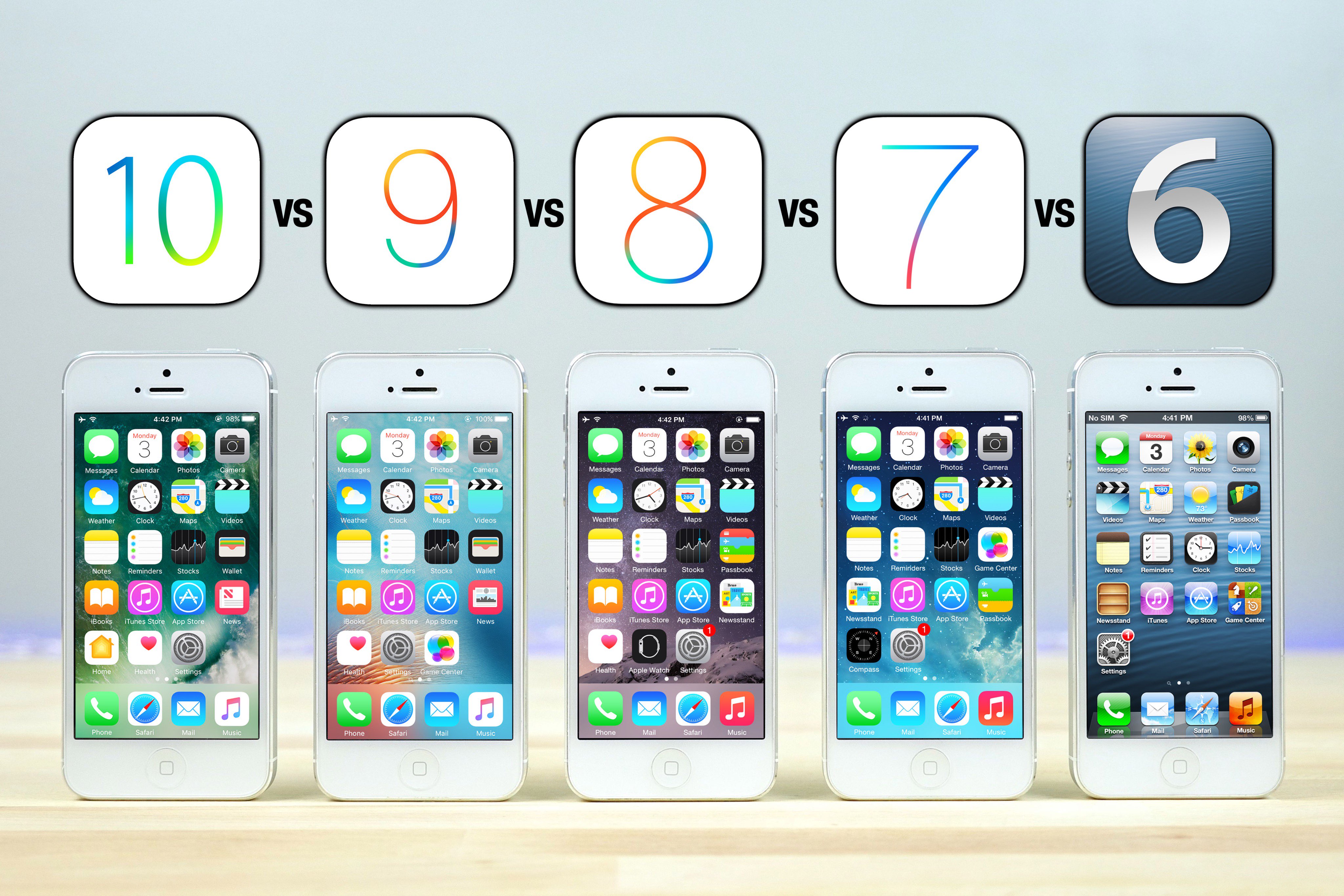 Сравнить айфоны 10. Iphone IOS 10. Айфон 5 иос 8.4.1. Iphone 5 IOS 9. Айфон 6 7 8.