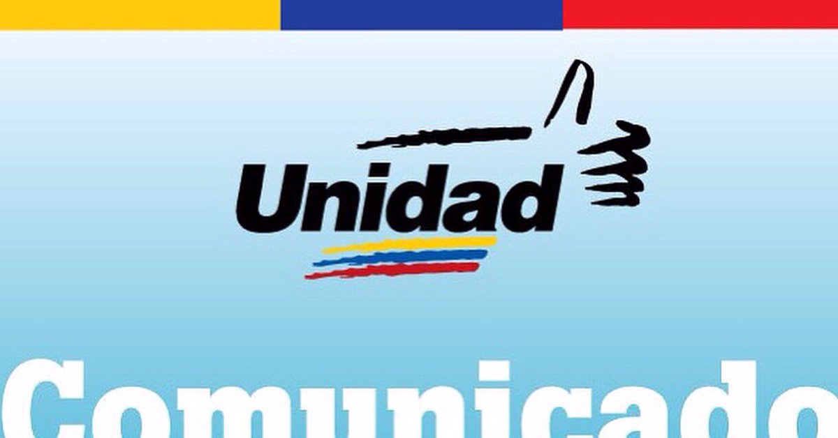 info7noticias's tweet photo. Comunicado de la MUD sobre el resultado del referendo en Colombia https://t.co/5JPzXKr1Tr… @unidadvenezuela @asambleave #RevocatorioYA2016 https://t.co/ZHbDSdv5sv