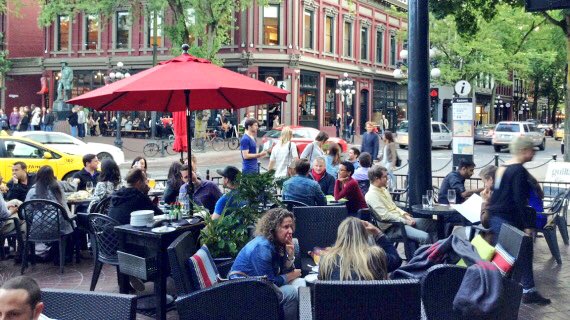 BrentToderian's tweet photo. What's a #stickystreet? A real #peopleplace, where you can't resist lingering, & you don't want to leave. Read this: https://t.co/vTdp8U1qoI https://t.co/a9BDzCkJpR