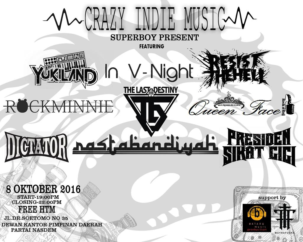 Next show yukiland at crazy indie music
8 oktober 2016🎉