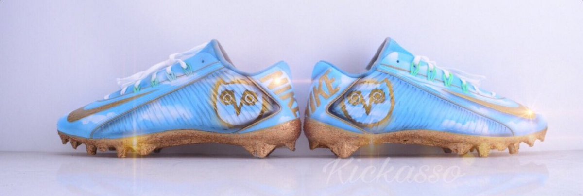 baby blue football cleats