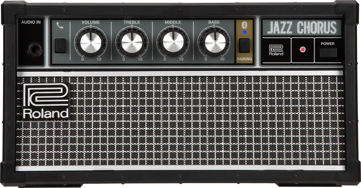 bossinfoglobal's tweet photo. THE SMALLEST JAZZ CHORUS EVER, DESIGNED FOR WIRELESS AUDIO https://t.co/OplVQBZpFW #Roland #jc120 #jc01 #bluetooth #giftidea https://t.co/oNM2Z2Ealb