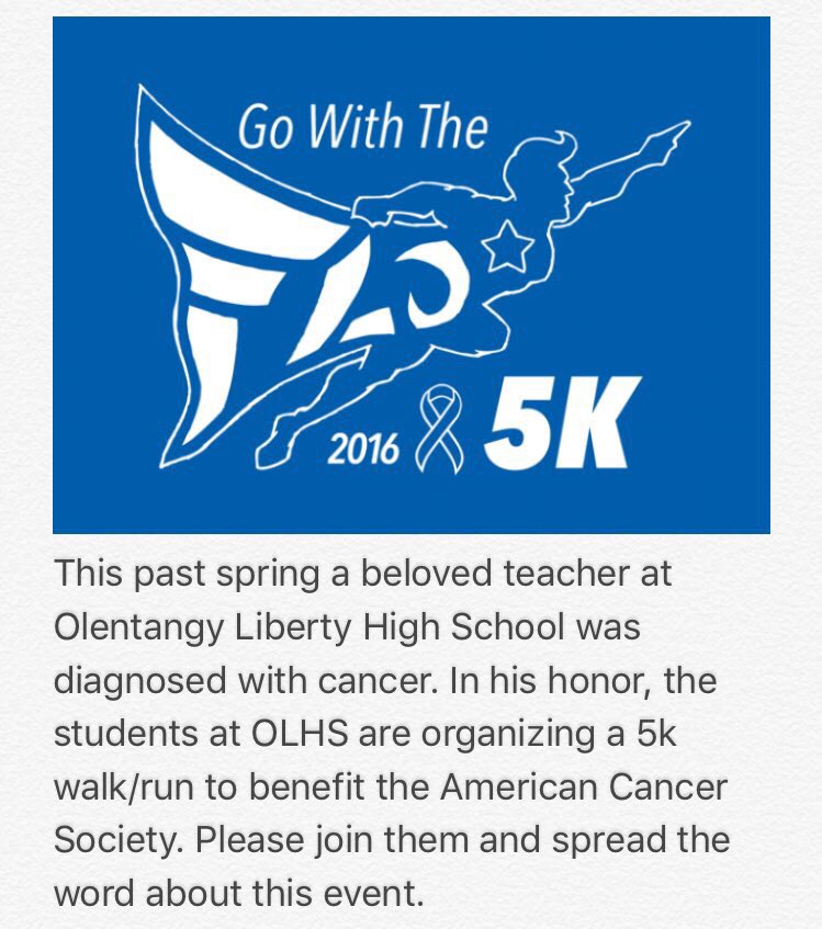 beJAKESTRONG's tweet image. @OlentangySD @lhsprincipal Come Support a great cause October 29th &amp;amp; Sign up today! To register to run visit: racepenguin.com/events/flory5k/