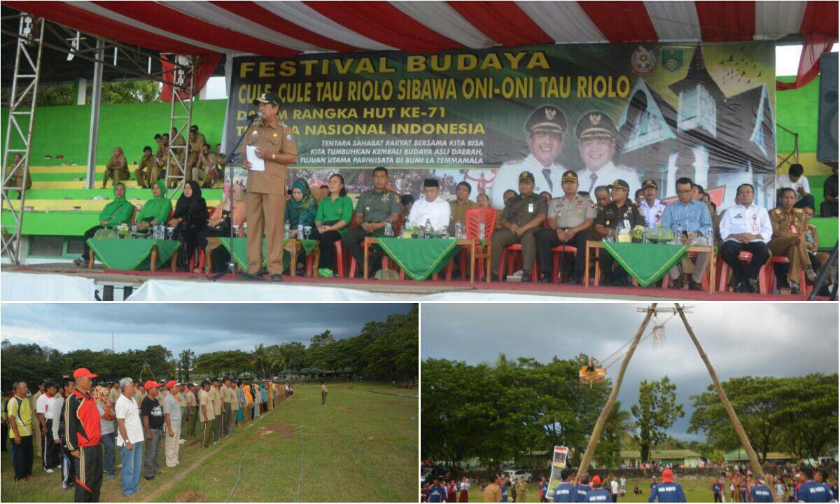 FESTIVAL BUDAYA YANG DIGELAR OLEH KODIM 1423/SOPPENG DALAM RANGKA HUT TNI KE-71 BERJALAN SUKSES kodim1423.kodam-wirabuana.mil.id/2016/10/04/fes…
#HUTTNI71