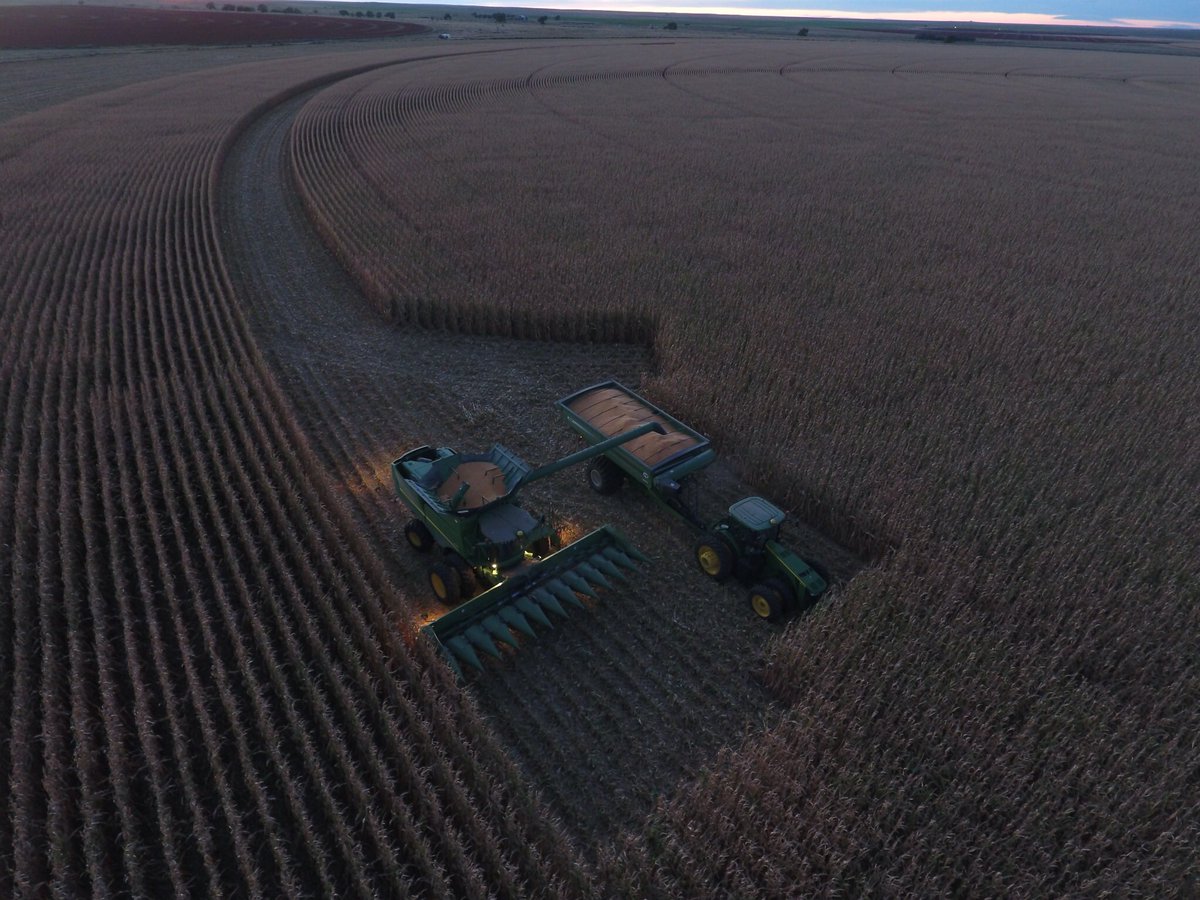 Opening up a new land. #harvest16 #circletrack