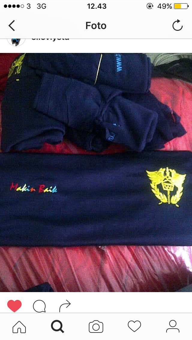 Melayani baju olahraga baju jersey dan lain2.Bisa cek kualitas kain&amp;sablon di jl.sakapermai no.10 banjarmasin #ellovlysta info 08971717999