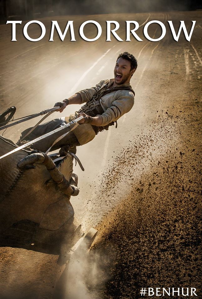 Fight the good fight! #BenHur in cinemas tomorrow, 5 October.