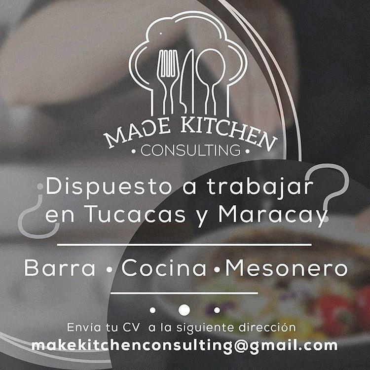 make_kitchen's tweet image. #empleo #cocina #bartender #mesonero #maracay #tucacas #venezuela @MARACAYACTIVA @Turismodeplaya