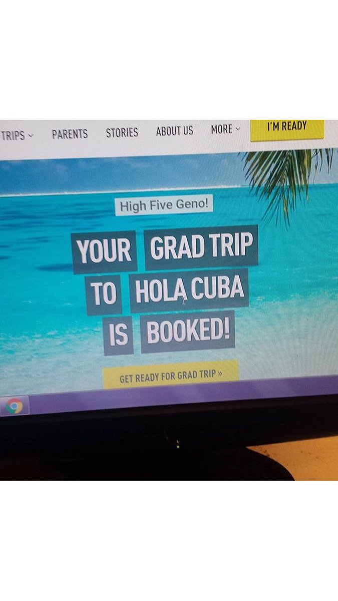 CANT WAIT TO SEE YOU IN CUBA GENO!!! Welcome to grad trip 2017🏝👙🌴🏖🍹☀️ <a href="/_GenoBoBeno_/">Geens</a>