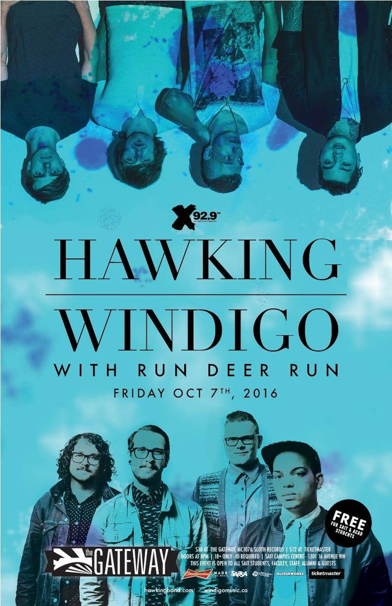 🚨 #CALGARY 🚨 This is going to be nuts!

We play @gatewaybar on Fri w/ @windigomusic &amp; <a href="/Run_Deer_Run/">Run Deer Run</a> plus <a href="/Walrustheband/">Walrus</a> from #Halifax!