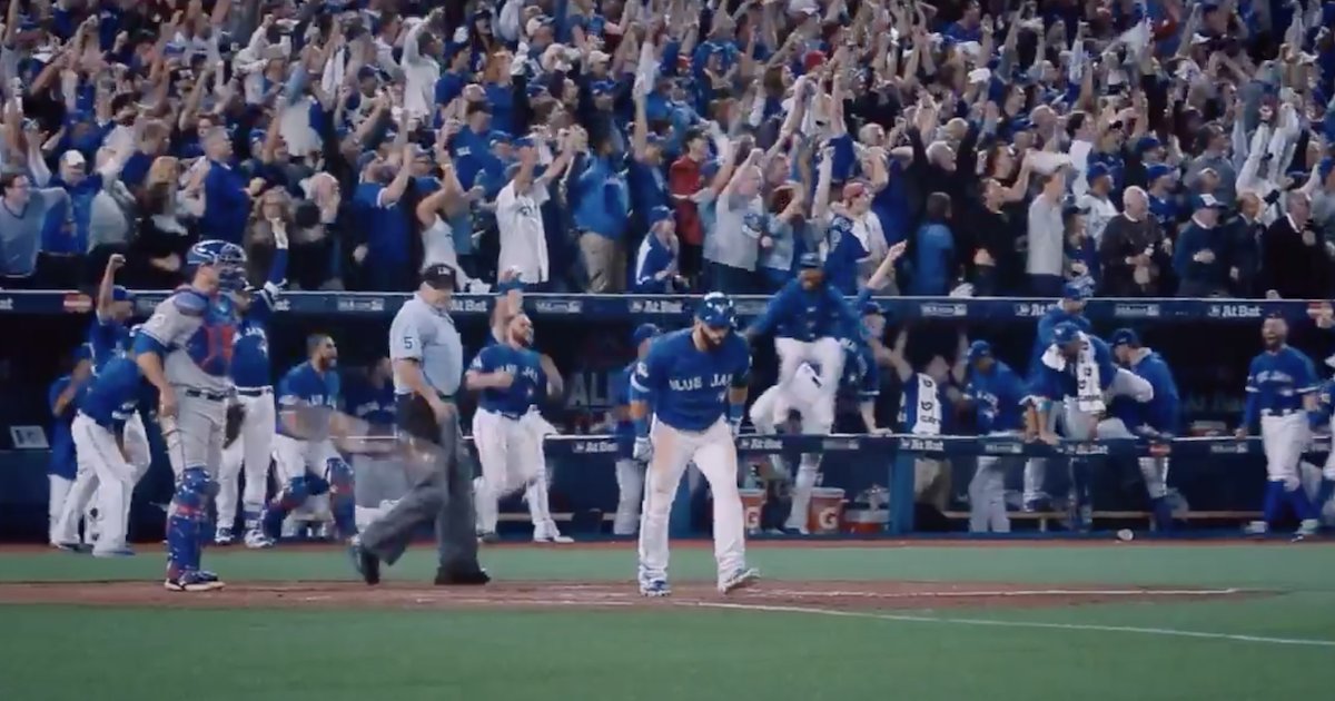 theScore's tweet image. VIDEO: Kiefer Sutherland narrates epic Blue Jays playoff hype video. thesco.re/2cZaPQC
