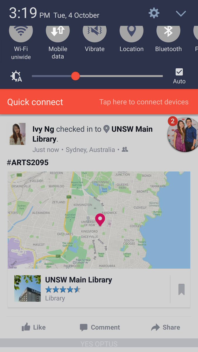 ivyengee's tweet photo. I am checked in the library! Oh no everyone knows where I am! What about privacy?!?! #ARTS2095 https://t.co/JAvVtzf0Ir