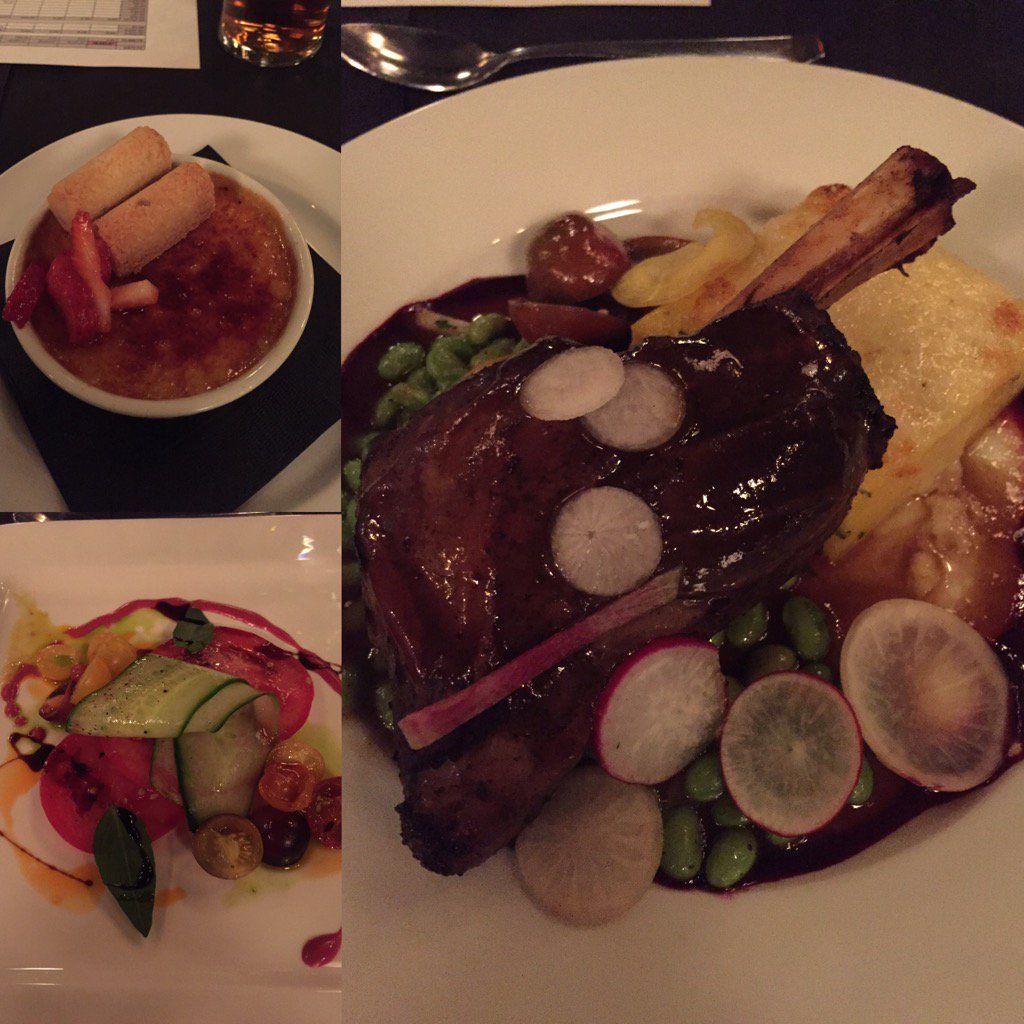 chefwesterlund's tweet photo. Wonderful dinner @cravekwb for the @CCFCCRegina dinner tonight. Thank you @hamhock72 for a wonderful meal. https://t.co/6lLyQYLHJ9