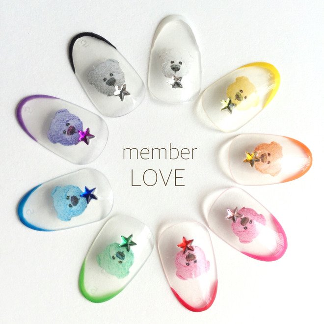 コレクション キスマイ ネイル シール