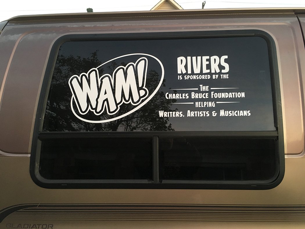 Studio3018's tweet photo. Finished sponsor vinyl cut &amp; install on the @The_Rivers_Band Fan Van. #vinylstickers #sponsorship #marketing #advertising https://t.co/q42YZB7ew7