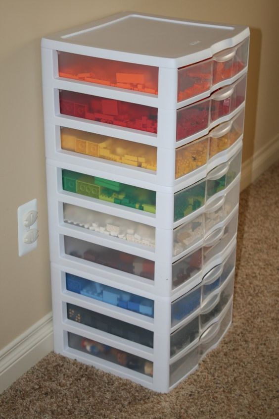 Beachy_Clean's tweet photo. Is there anything more fun than stepping on a Lego? Um YES! Make Lego organization fun by using a plastic drawer bin. Kids enjoy it as well! https://t.co/44iaGNoLlD