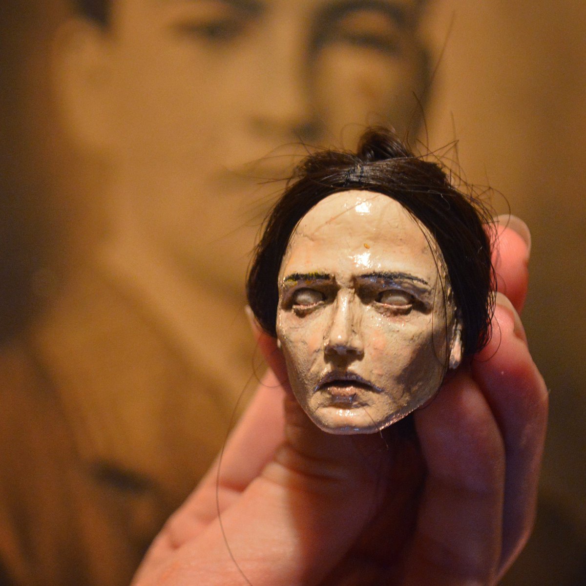 puppet_devils's tweet image. The progress of the enigmatic Miss Ives #puppet @SHO_Penny #EvaGreen #vanessaives #dreadfuls #pennydreadful