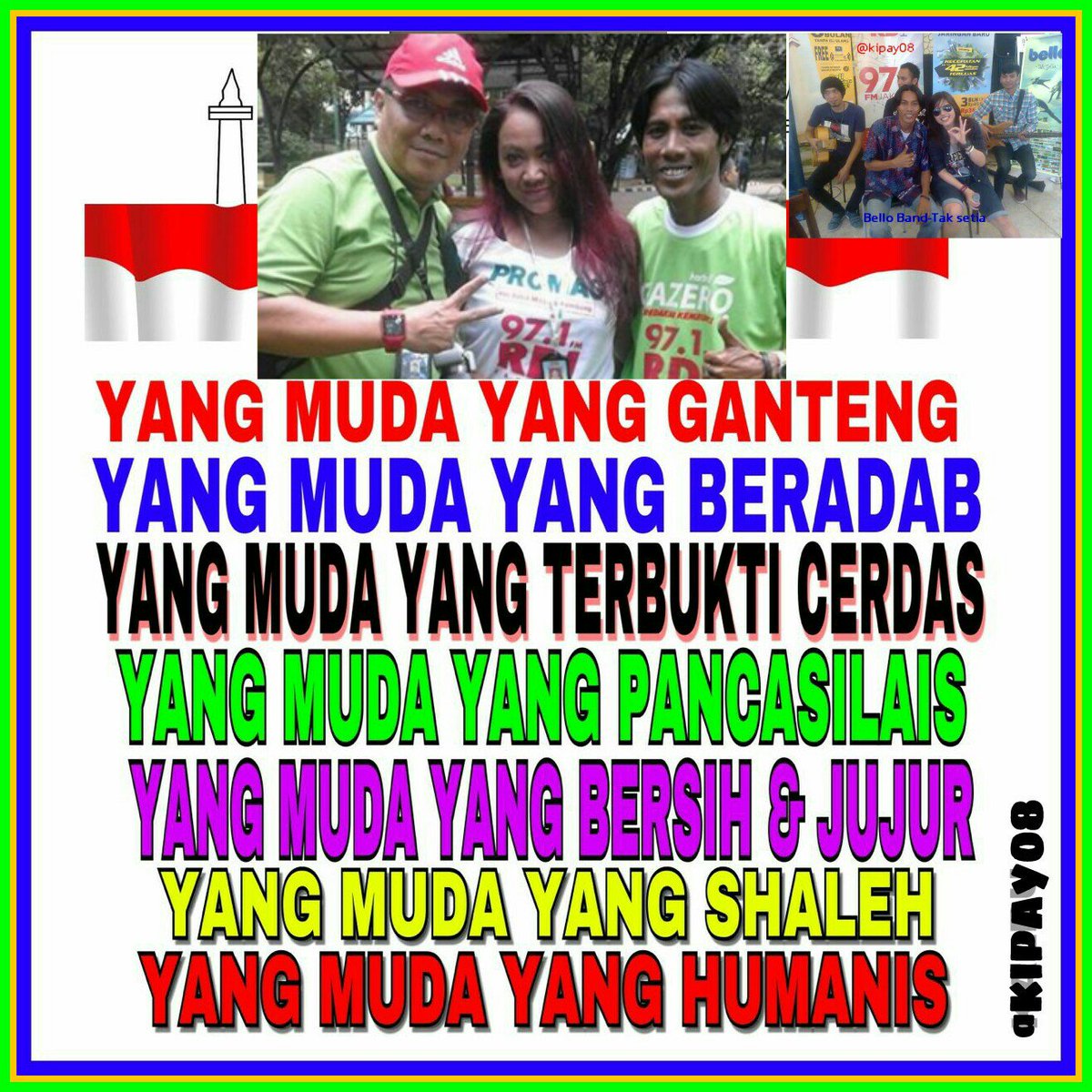 kipay08's tweet photo. @rdi971 @ea_minteva @belloband Tak setia siapa pun nnti gubenurnya tetap radio rdi cuma 1. Slm buat @FansClubRDI971 https://t.co/gZwz2ZfPra