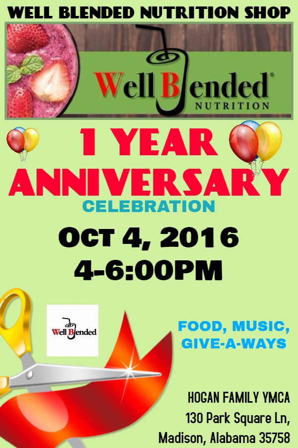 WellBlendedShop's tweet photo. Come celebrate with us today 👌#Obesity #WeightLoss #NewLife #HealthyLife #AWellBlendedLife #AWellBlendedLifestyle https://t.co/IHvyWl7LEo