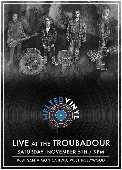 MeltedVinylBand's tweet photo. Save the date and come see us live at The Troubadour Saturday, Nov. 5th 9pm
#spreadingrock #meltedvinylband #newclassicrock #troubadour https://t.co/fT7wGxHbJy