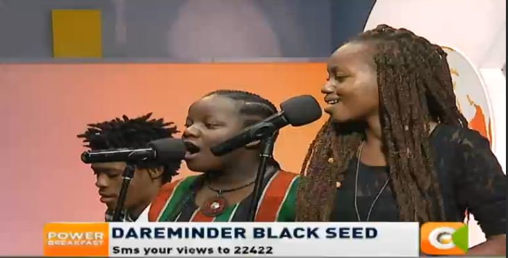 citizentvkenya's tweet photo. Entertainment by Black Seed Band on #PowerBreakfast. Stream live here>> https://t.co/TXiyRm3sTJ https://t.co/eKRzmRrVWE