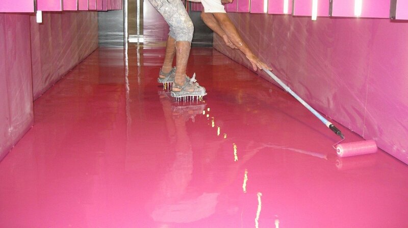 Think_Crete's tweet image. Pink epoxy anyone? Saluting and supporting Breast Cancer Awareness month! #NWARK #BreastCancerAwarenessMonth