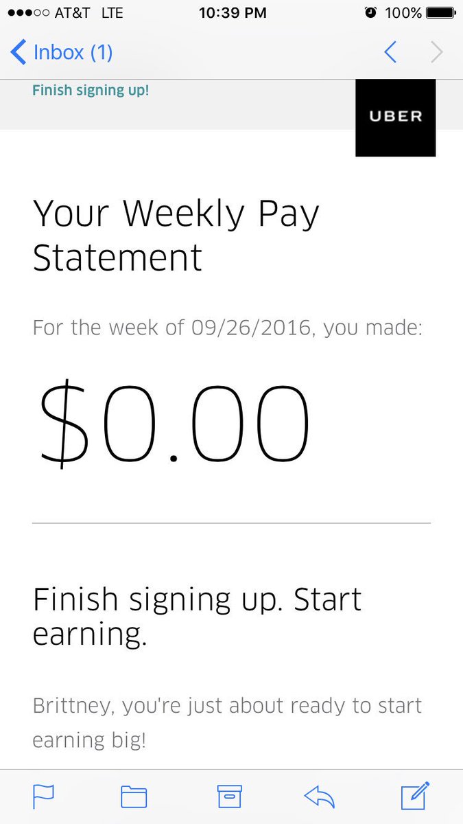 BrittMarieR's tweet photo. Lol when I didn't  try to sign up to be an Uber driver but am getting these... https://t.co/x8aUV4EAIO