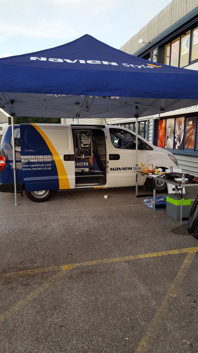Brettnavienuk's tweet photo. Plumbase Morecambe today come see the ncb boiler and WiFi controls and grab a sandwich @plumbase @KDNavienuk https://t.co/3ysx6E1uGJ
