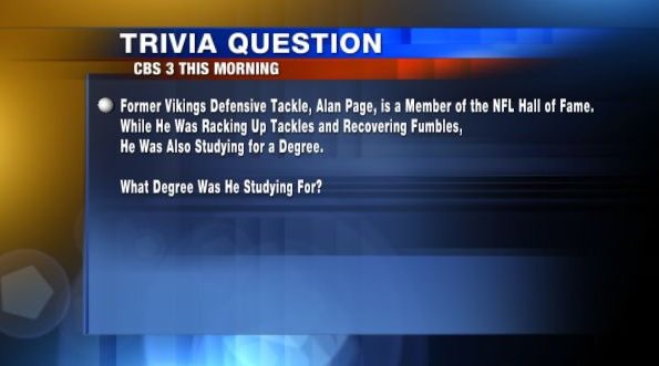 CBS3Duluth's tweet photo. Calling all self-proclaimed @Vikings historians, this one's for you! Can you #StumpColin? We'll have the answer on #CBS3ThisMorning https://t.co/UM3wbGHxFL
