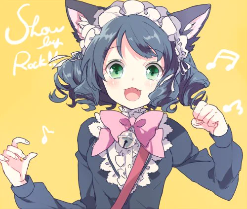 過去絵ですがシアンちゃん!
SHOW BY ROCK!! を見てください 