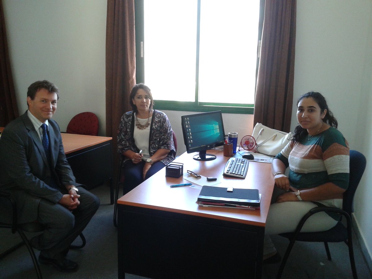 14 de septiembre de 2016. Reunión con la Presidenta de las Mujeres Empresarias de Tetuán, Nuria El Fassi. (TADIL).