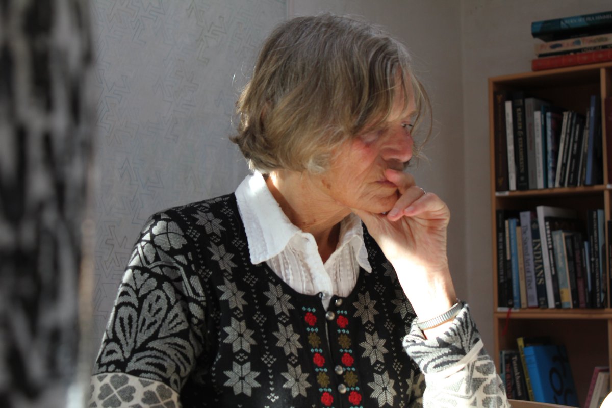 lemvigkommune's tweet photo. 80-årige Elin Nilsson, leder af Kunst og Kulturcenter Tuskær, ny æresborger i Lemvig #kultur #fjaltring Web: https://t.co/k3zOCTkDSz https://t.co/899DYcALEF