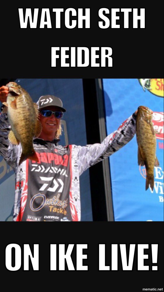 The much anticipated segment with @s_feiderfishing is finally up. ikelive.com/?show=54-4