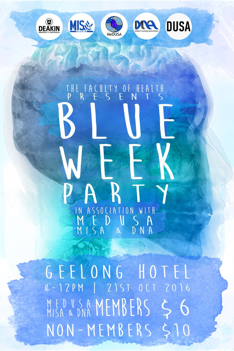 MISA_Deakin's tweet photo. We're proud to partner with health students to promote mental health awareness during blue week! @DeakinMedicine @medusadeakin @DeakinHealth https://t.co/8CQ1BsOBiB