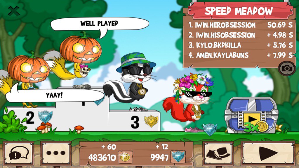 ALOHAxFR2's tweet photo. I just beat a golden fox! #funrun2 #HisObsession #BKDkilla #Kaylabuns https://t.co/aPNrkZPmIz
