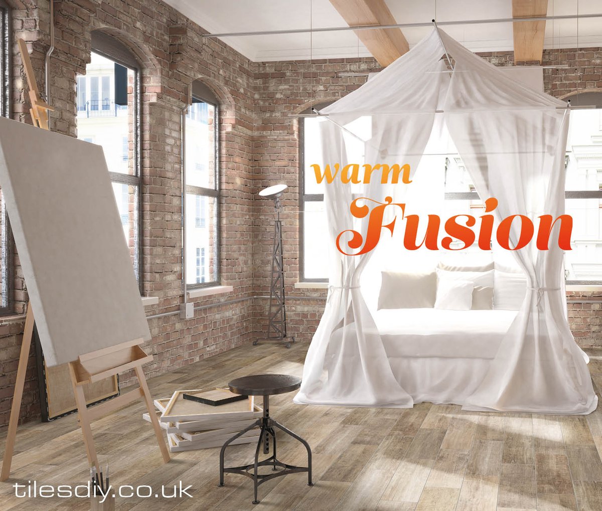 For the warmth and character of #vintage wood #flooring with the easy-care advantages of high-grade #porcelain stoneware. #Architecture #DIY