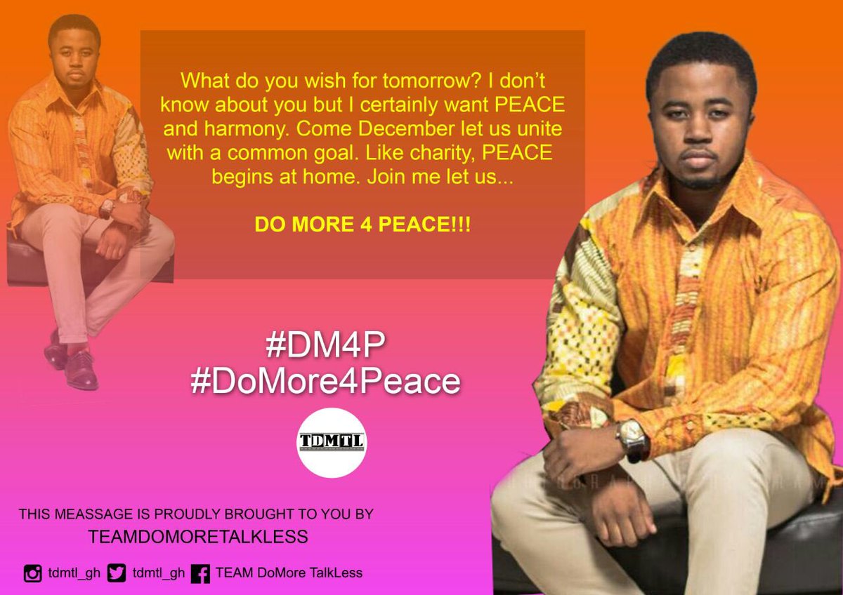 richarddanso_'s tweet photo. Lets join hand in hand and support this Movement #DoMoreForPeace https://t.co/jNs0V88B0g