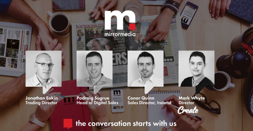 iabireland's tweet photo. kicking off with @MirrorMediaIrl team on stage #LookingGreat #digitalupfronts https://t.co/uh1Ry9Ife0
