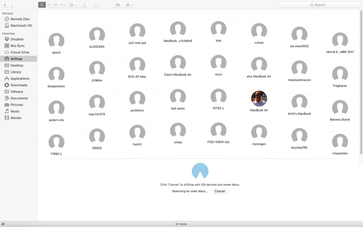 rtrouton's tweet image. The shocking AirDrop photo that Kevin White won&apos;t show you! #macsysadmin
