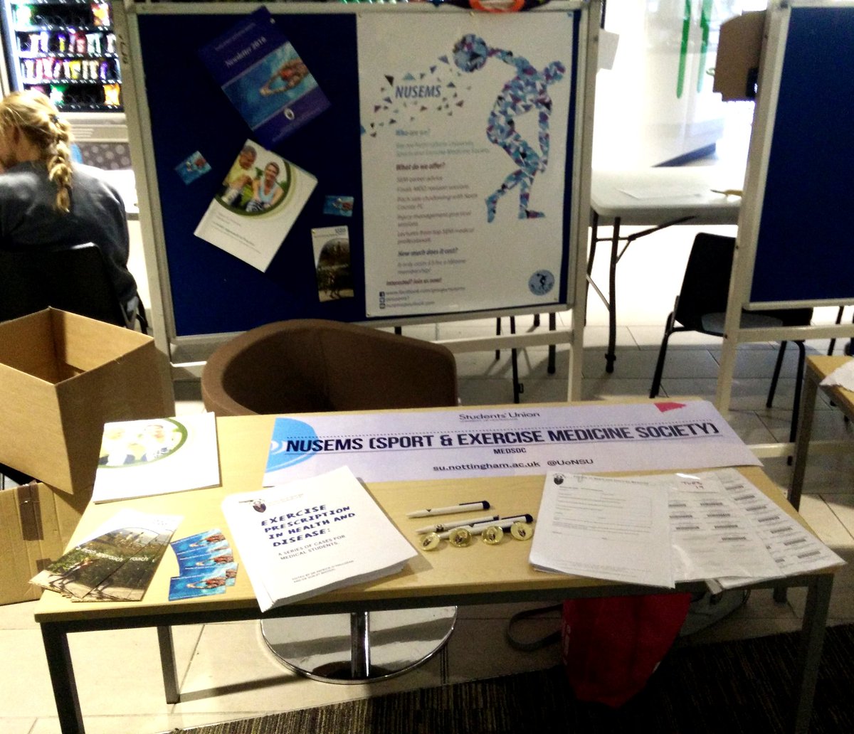 Come and see us at our stand next to Greenfield Medical Library! <a href="/UndergradSEMS/">USEMS</a> <a href="/UoNFreshers/">UoN Freshers</a>  #UoNFreshers #MeantToBe #SEM #GetInspired