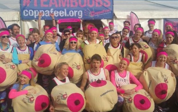 How giant furry boobs are helping beat breast cancer <a href="/TheBoobettes/">The Boobettes</a> <a href="/CoppaFeelPeople/">CoppaFeel!</a> #BreastCancerAwarenessMonth telegraph.co.uk/women/health/h…