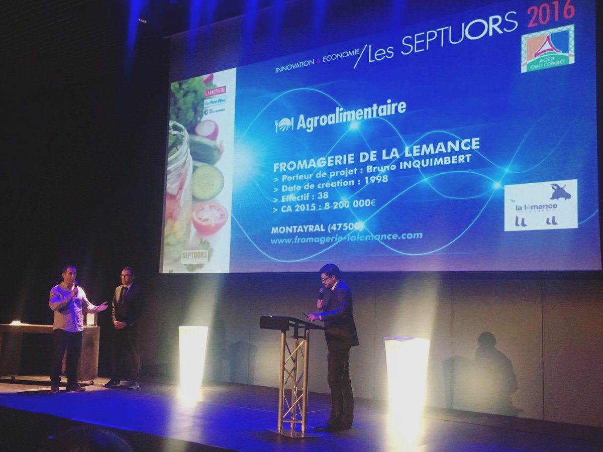 Très fiers de recevoir pour la 2nde année consécutive le prix des #Septuors ! Un grand bravo à nos équipes pour leur travail #bio #aquitaine