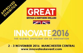Delighted to be an approved exhibitor at #Innovate2016 - a showcase of UK innovation, with our #TeroLight low-cost building control product