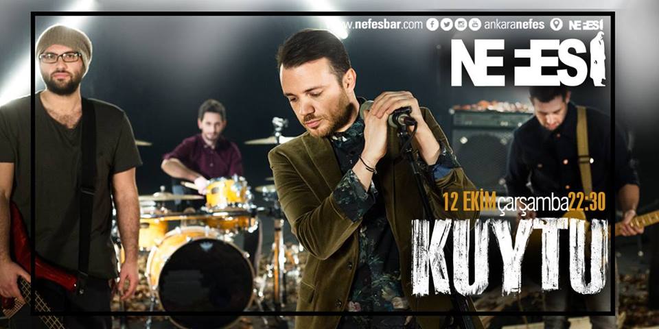 Az kaldı buluşmaya
12 ekim Çarşamba 22:30 Ankara <a href="/NEFESperformans/">NEFES</a> 
<a href="/kuytuofficial/">Kuytu</a>  <a href="/NEFESperformans/">NEFES</a>  <a href="/Kinayproduction/">KINAY</a>