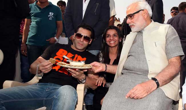 Modi ji,  @narendramodi PM of India, ji hajuri karte hue Salman Khan ki.   @UnSubtleDesi  @indiantweeter