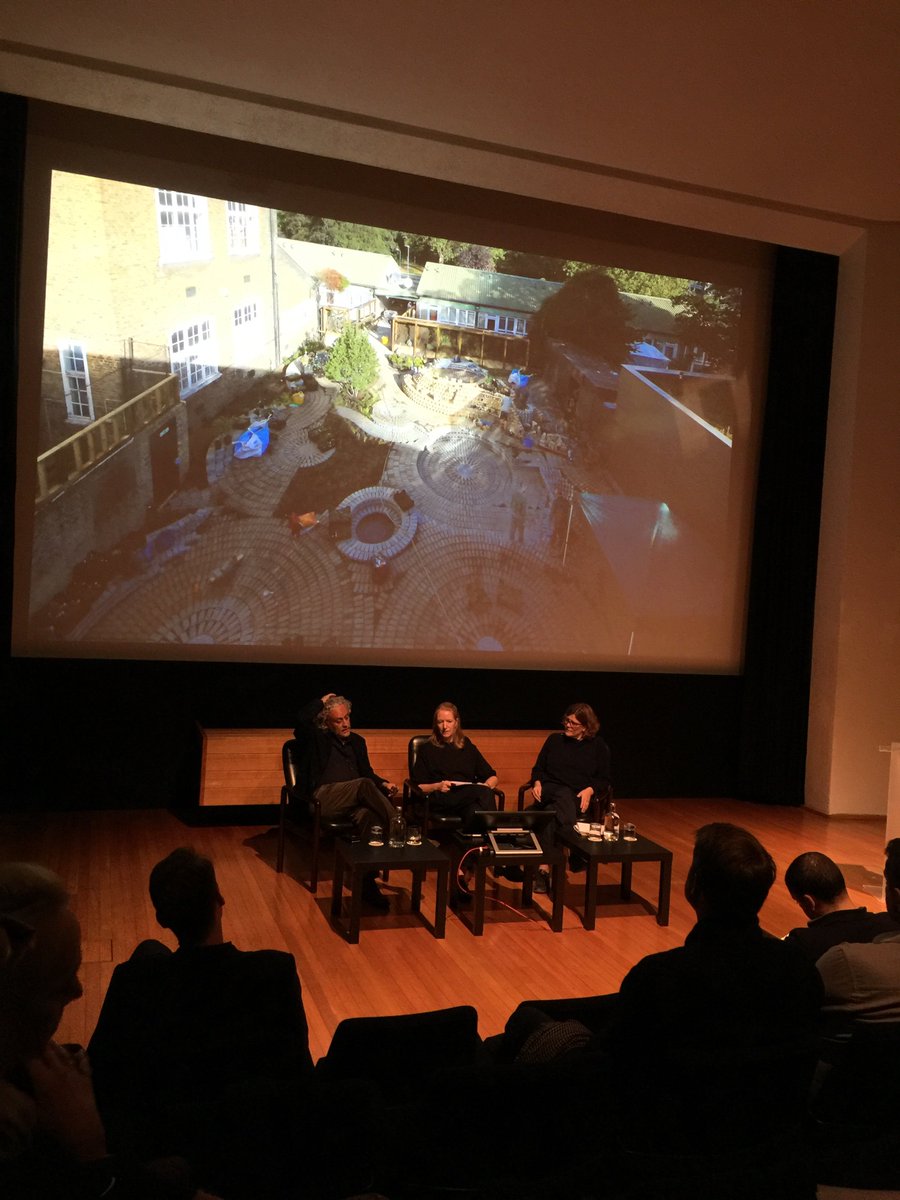 HowardSullivan's tweet image. Artist Gabriel Orozco and Studio 6a’s Stephanie MacDonald talk about the South London Gallery garden #Frieze #ArtandArchitectureConference