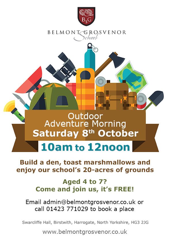 Belmont Grosvenor School (@belmontgrosveno) on Twitter photo <a href="/harrogatebus/">The Harrogate Bus Company</a> <a href="/_Harrogate/">Harrogate.co.uk</a> We're got places in our FREE adventure morning for 4 to 7 year olds on Saturday. Call to book 01423 771029 <a href="/harrogatebus/">The Harrogate Bus Company</a> <a href="/_Harrogate/">Harrogate.co.uk</a> We're got places in our FREE adventure morning for 4 to 7 year olds on Saturday. Call to book 01423 771029