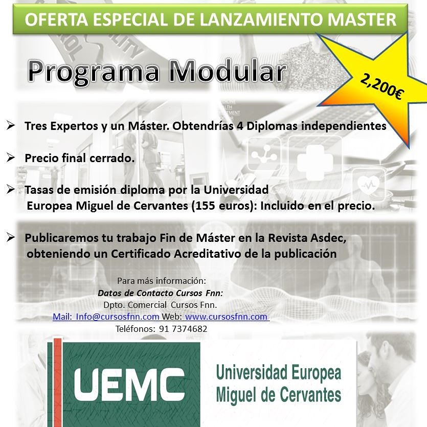 formannova's tweet photo. Programa Máster Modular
Título Propio UEMC
Para mas info: info@cursosfnn.com
https://t.co/cVwsKK0clH
#masteronline https://t.co/923NWLHovH