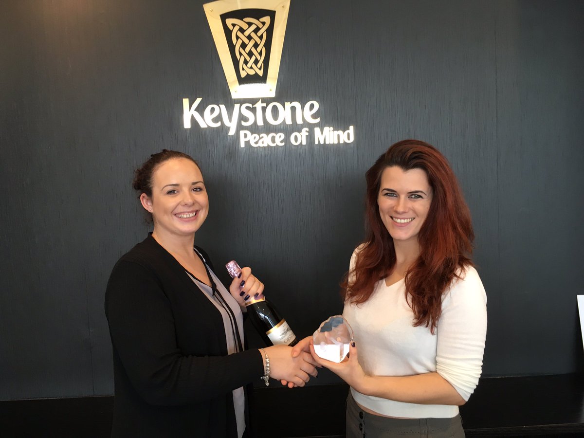 keystoneDundalk's tweet photo. Well Done Jess!Employee of the Month!Jess is one of our top Business Insurance Executives and strives for excellence in everything she does! https://t.co/2R5y1Sq4qB