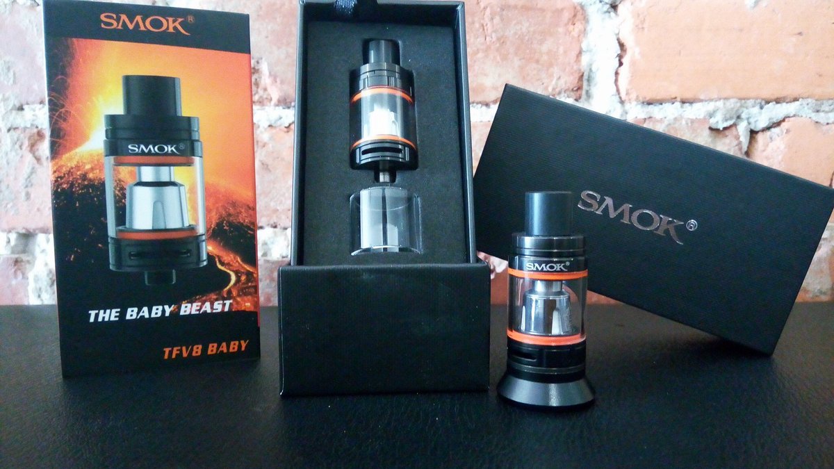 atomizedinc's tweet image. Baby on board..... TFV8 baby beast from Smok now in stock!! #ecigs #vaping #vapefam #vapelife #vapor